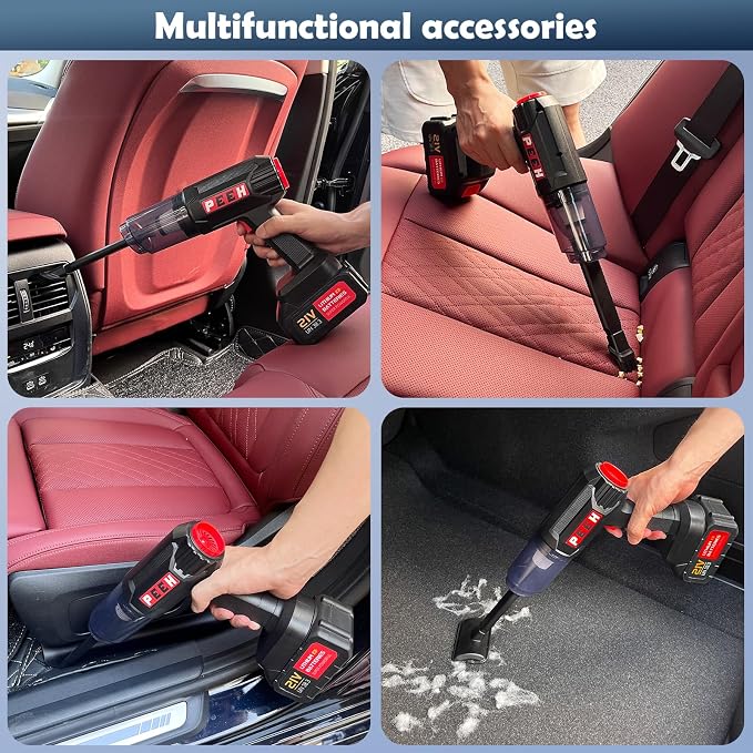 Handheld Vacuum for Home, Cordless Portable Vacuum Cleaner, Rechargeable - Image 8