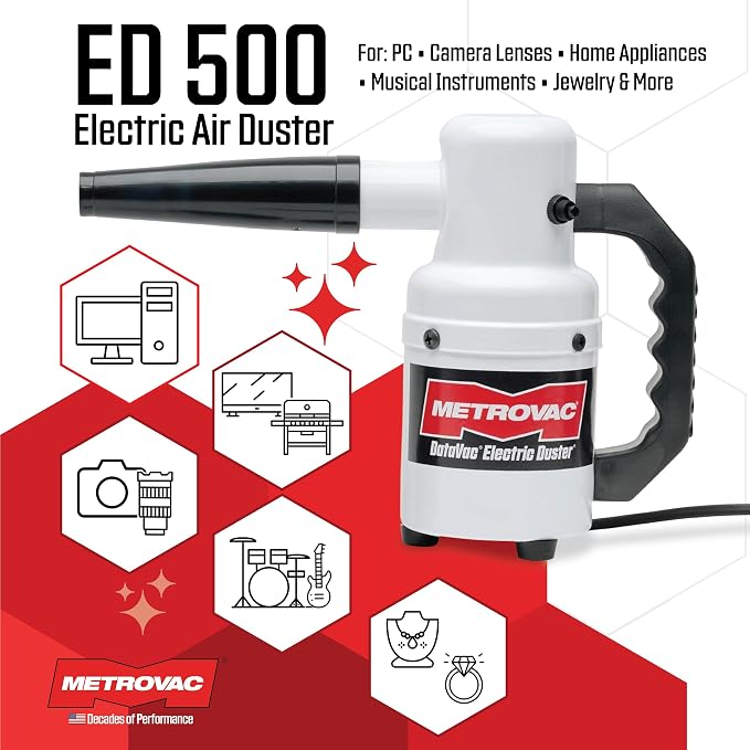 DataVac Computer Duster & Cleaner Super Powerful Electronic Dust Blower - Image 2