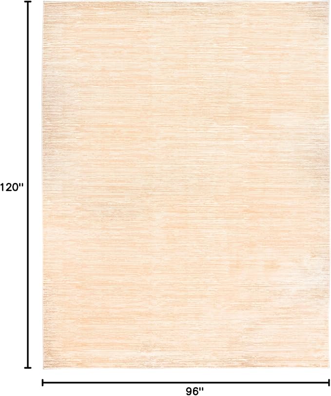 SAFAVIEH Area Rug 8x10 - Vision Collection - Large - Beige, Modern Ombre Design, Non-Shedding & Easy to Clean, Ideal for Living Room, Bedroom, Dining Space (VSN606H)