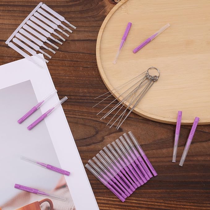 40pcs Shower Head Cleaner Tools, 2 Designs Shower Head Cleaning Brushes - Image 3
