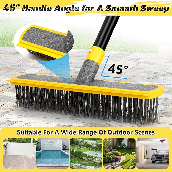 Heavy Duty Broom Wire Floor Scrub Brush - Image 5