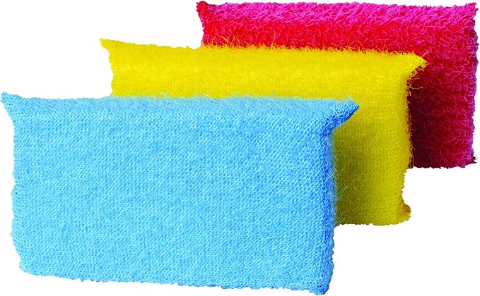 Casabella Multicolor Cellulose Scrub Sponges by Casabella