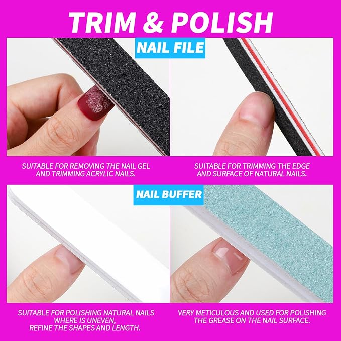 FANDAME Gel Nail Polish Remover Tools Kit, 100ml Nail Polish Remover Bottle - Image 5