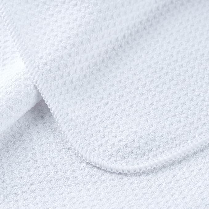 POLYTE Premium Microfiber Kitchen Dish Hand Towel Waffle Weave 12 Pack - Image 6