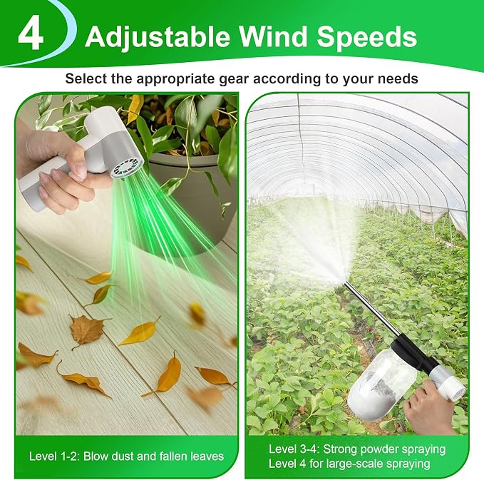 Qualirey Electric Diatomaceous Earth Duster, Powder Duster - Image 4