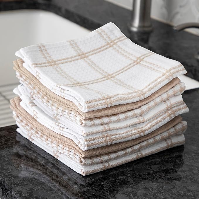 T-Fal Premium Waffle Dish Cloths: Highly Absorbent, Super Soft Long Lasting - Image 2
