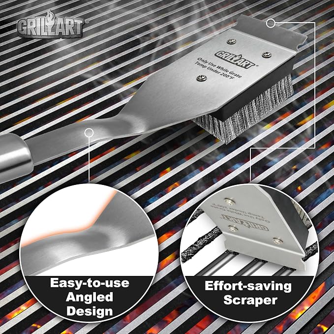 GRILLART Grill Brush and Scraper Replacement Head - Image 6