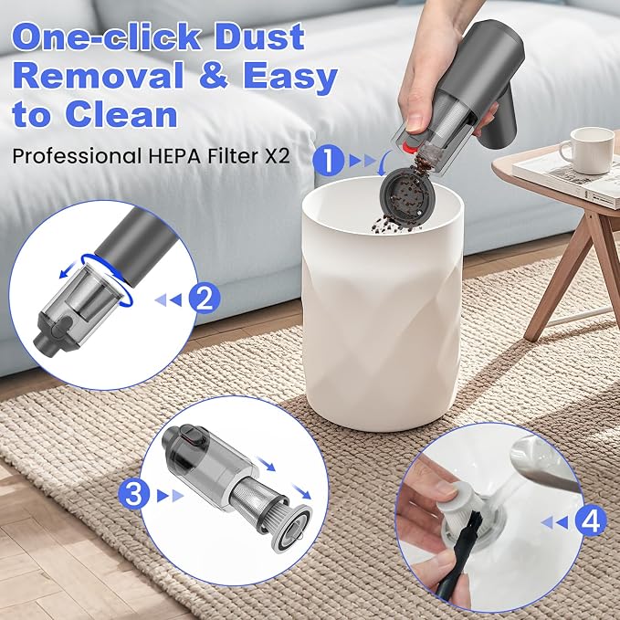 Car Vacuum Portable Cordless - Image 5
