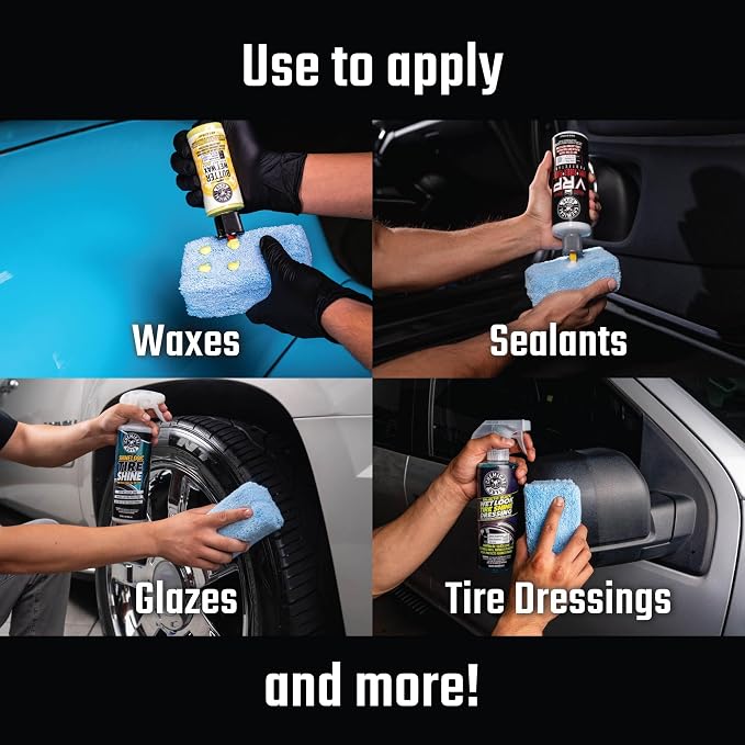 Chemical Guys Premium Grade Microfiber Applicator Pads - Image 6