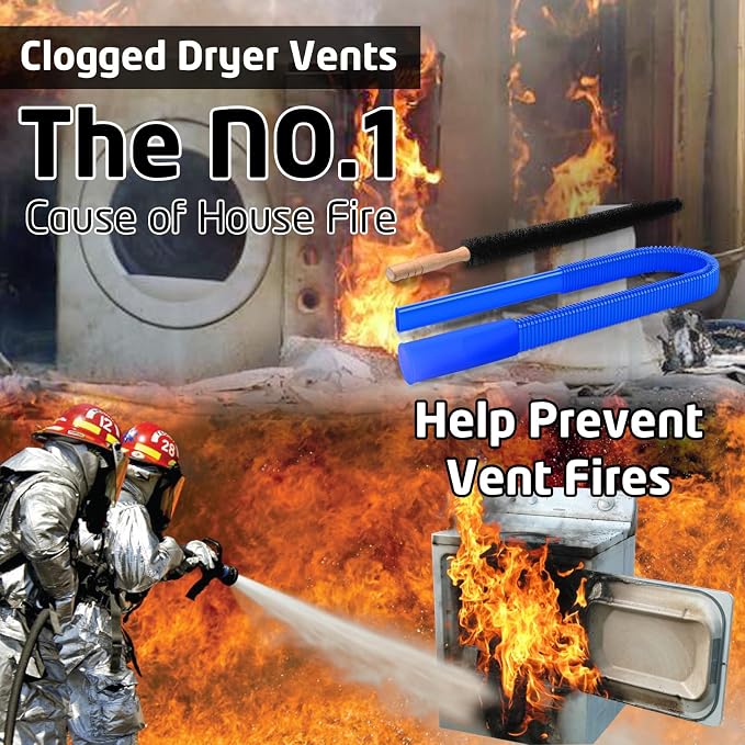 2 Pieces Dryer Vent Cleaner Kit Compatible - Image 7