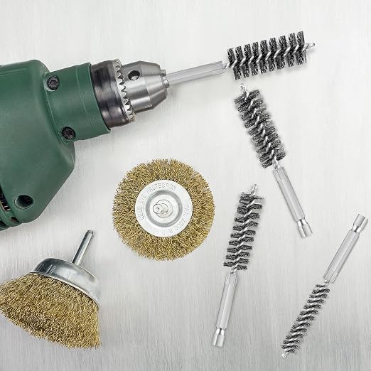 Patelai 6 Pcs Stainless Steel Wire Bore Brush Different Size Twisted Cleaning - Image 6