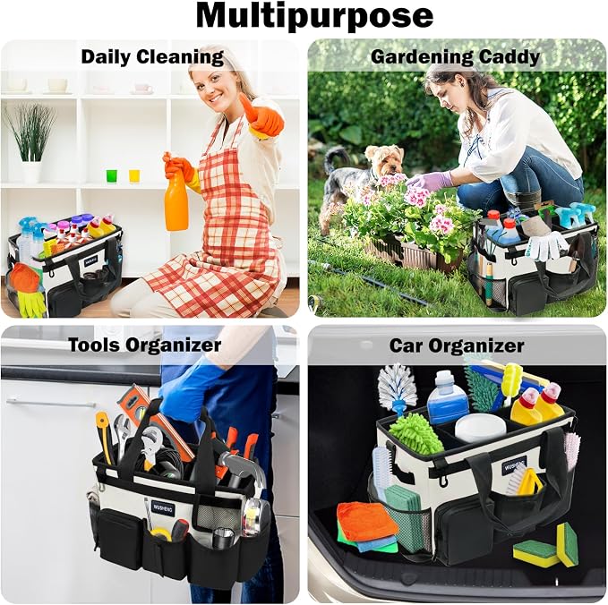 Wearable Cleaning Caddy Bag, Cleaning Supply Tote - Image 3
