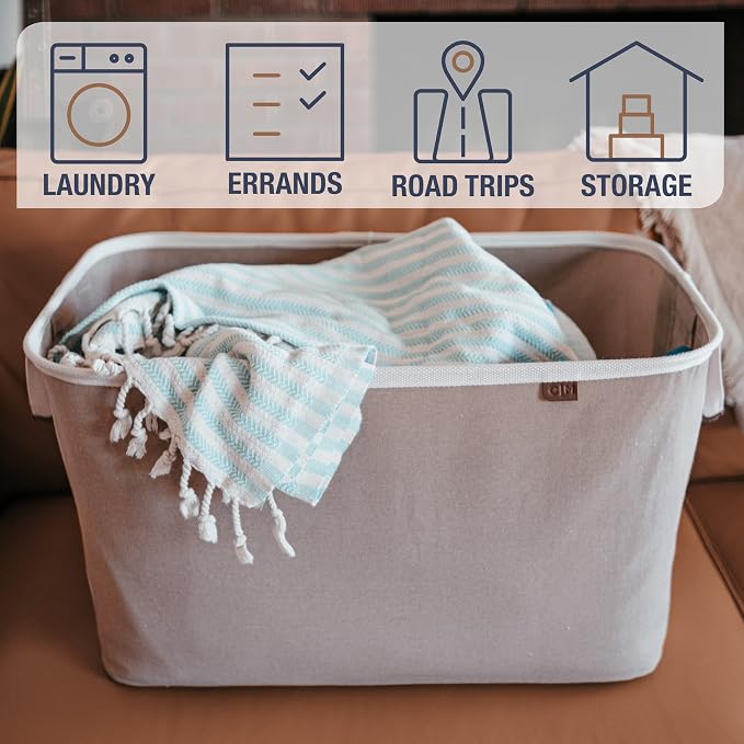 CleverMade Collapsible Laundry Basket Hamper - Image 5