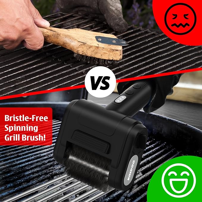 Electric Rechargeable Grill Brush, Grill Cleaner - Image 3