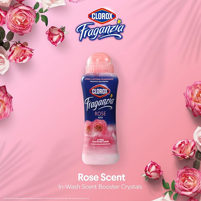 Clorox Fraganzia Laundry Scent Booster Crystals in Rose Scent - Image 2