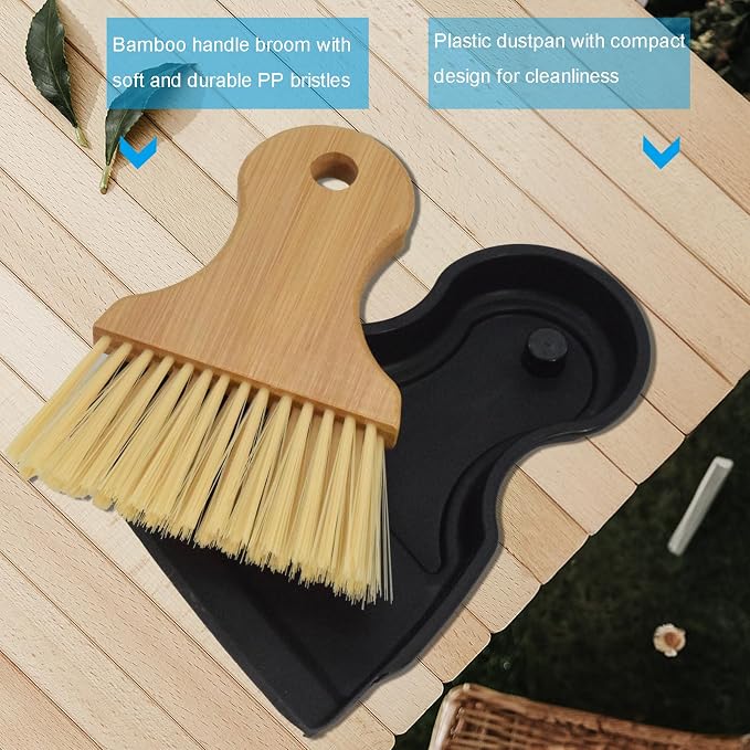 Mini Broom and Dustpan Set Portable Hand Broom - Image 5