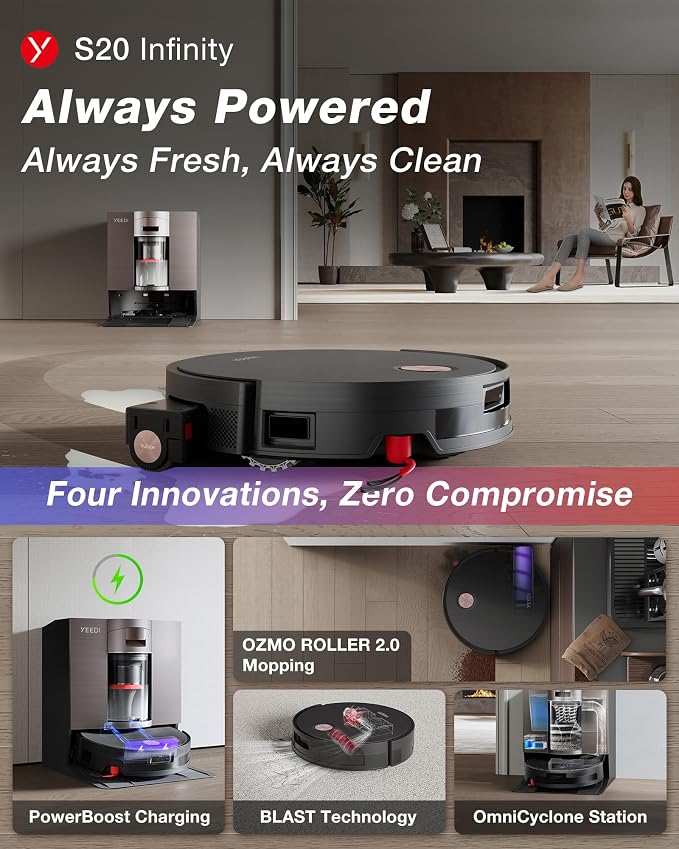 Yeedi S20 Infinity Robot Vacuum&Mop - Image 3
