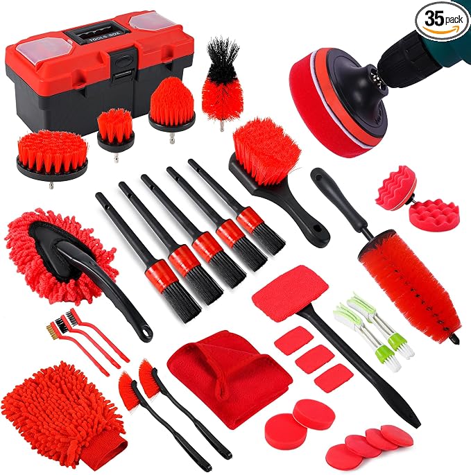 35Pcs Car Detailing Kit, Car Cleaning Kit by Unknown