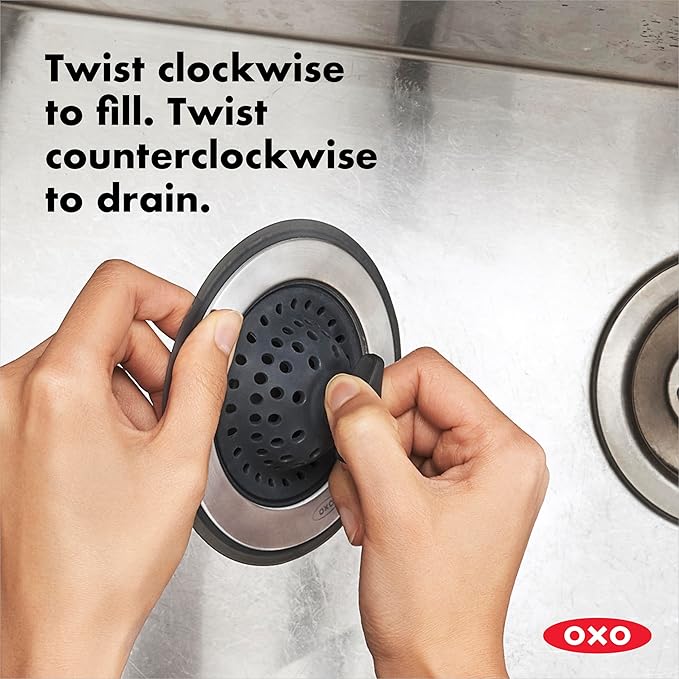 OXO Good Grips 2-in-1 Sink Strainer Stopper - Image 2