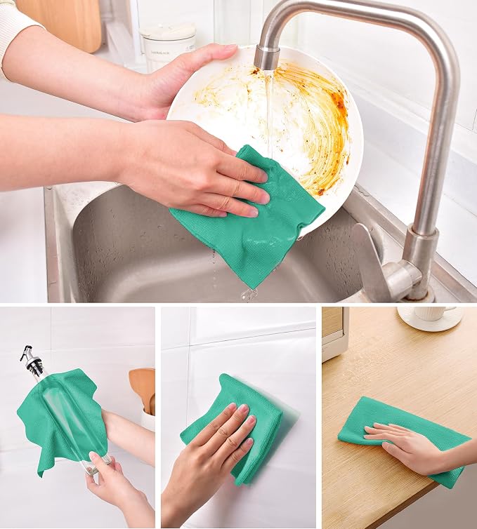 KitchLife Microfiber Cleaning Cloth Roll - Image 3