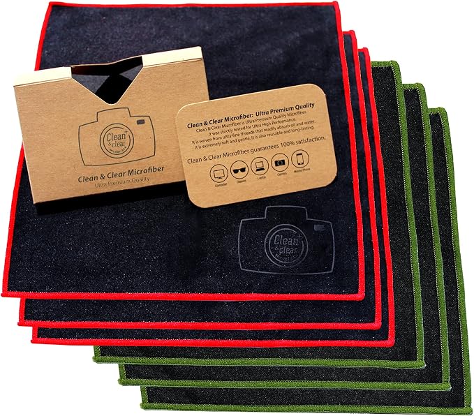 Clean & Clear Microfiber Cleaning Cloth, EXTRA LARGE ULTRA PREMIUM Microfiber by CleanClearMicrofiber