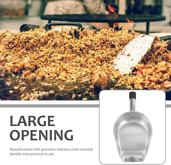 FRCOLOR Small Stainless Steel Handheld Dustpan Portable Garbage Shovel - Image 8