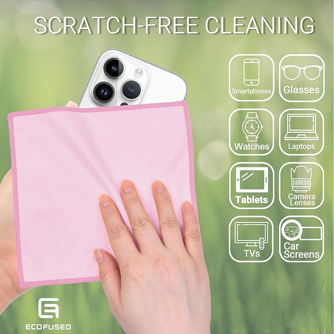 Eco-Fused Microfiber Cleaning Cloths Double-Sided - Image 3