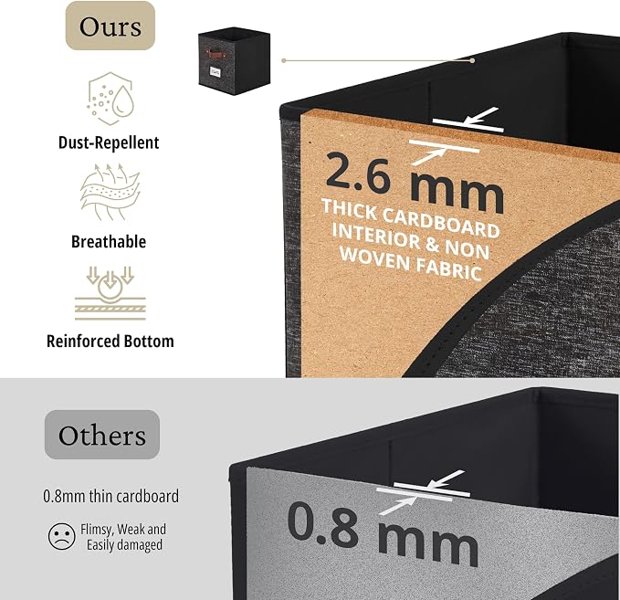 DECOMOMO Storage Bins, Cube Storage Bin - Image 5