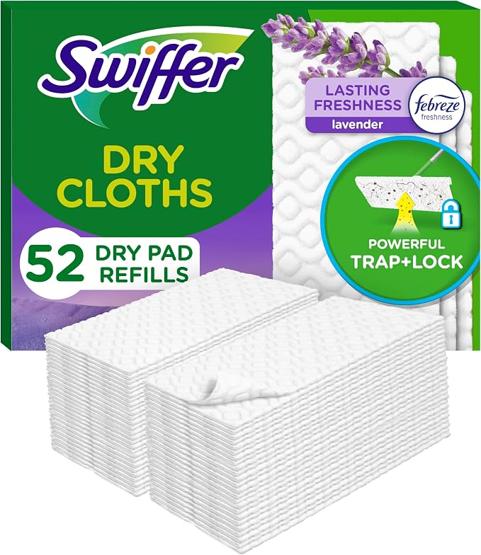 Swiffer Sweep + Mop, Dry Pads Refill, Floor Cleaner by Swiffer