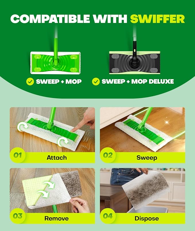 60 Count Dry Sweeping Cloths Refills - Image 4