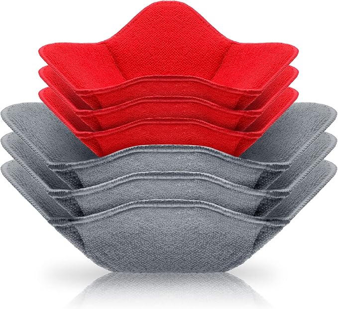 Patelai 6 Pieces 2 Sizes Microwave Bowl Holders Large and Small Bowl Holder by Patelai