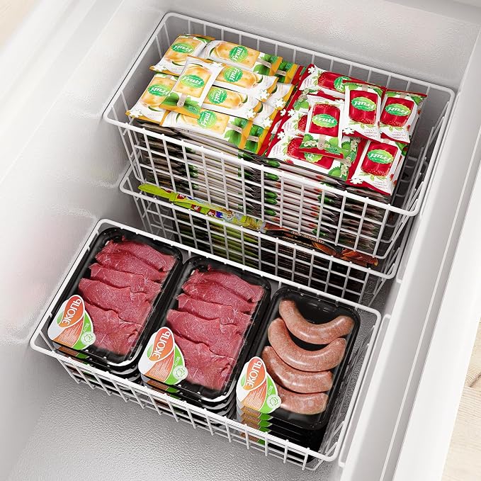 Orgneas Freezer Organizer Bins, Freezer Baskets - Image 4