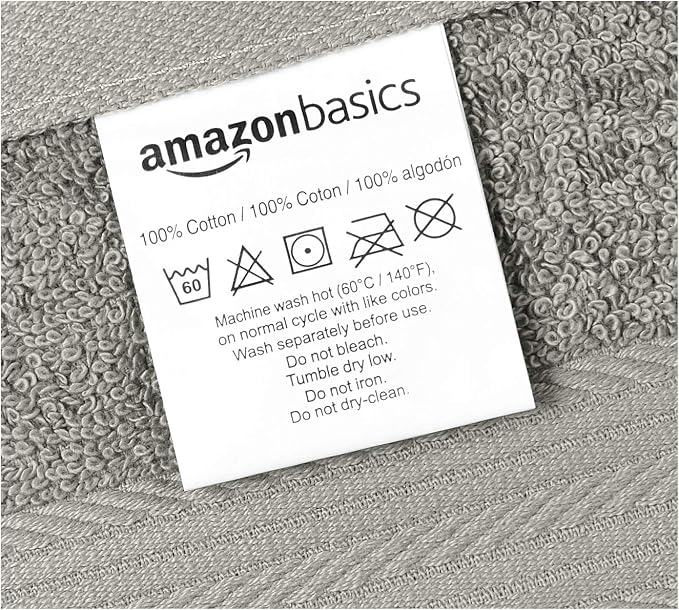 Amazon Basics Cotton Washcloths - Image 4