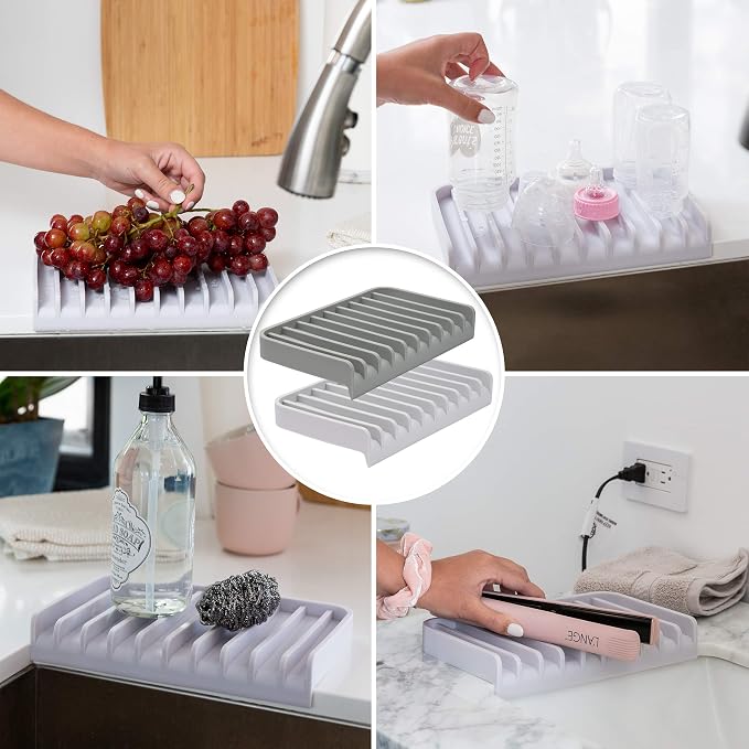 Effilogic Silicone Sponge Holder – Self-Draining Kitchen Sink Organizer - Image 6