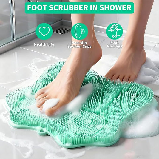 Show Foot Scrubber Mat & Silicone Back Scrubber - Image 2