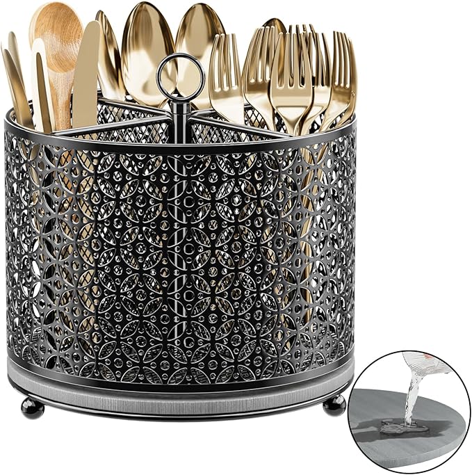 360° Rotating Utensil Holder Caddy by OVICAR