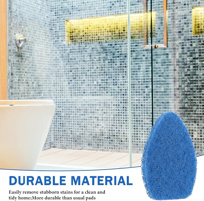 Baderke 4 Pcs Tub Tile Scrubber Cleaning Brush Pads Compatible - Image 4