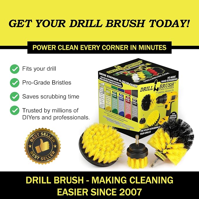 Drillbrush Drill Brush Attachment Set - Image 7