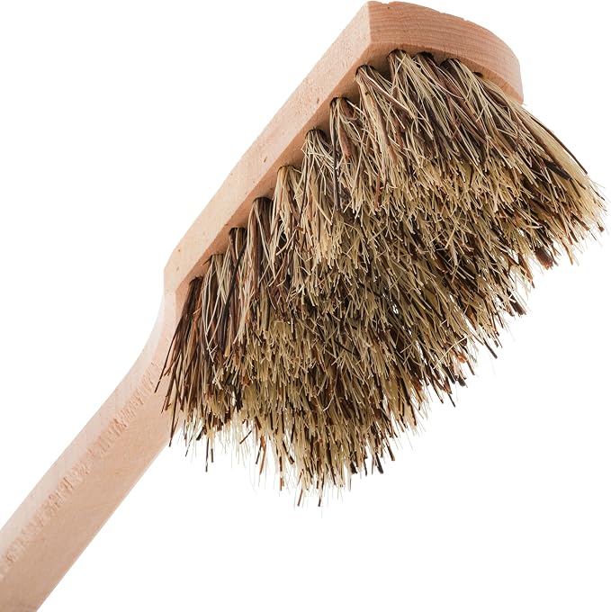 Redecker Wheel Brush, Extra-Long Handle, Scrub Boots/Shoes and Car Tires - Image 2