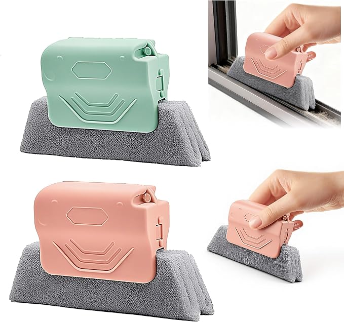 2026 New Magic Window Track Cleaner, Window Groove Cleaning Brush Tools Set by Yeeoak