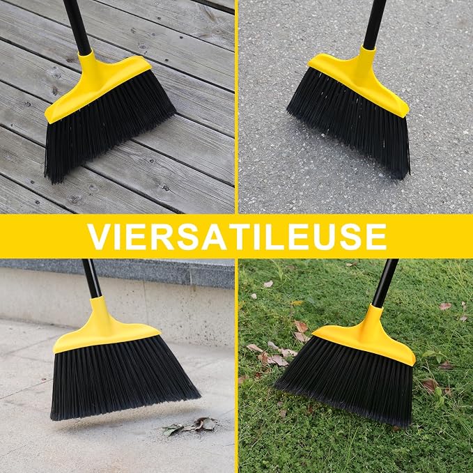 Kefanta 3 Pack Outdoor Broom Heavy-Duty Indoor Commercial Brooms 54 Inches - Image 4