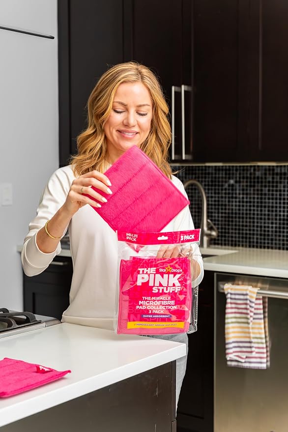 Stardrops – The Pink Stuff – Miracle Microfibre Pad Collection 3 Pack - Image 4