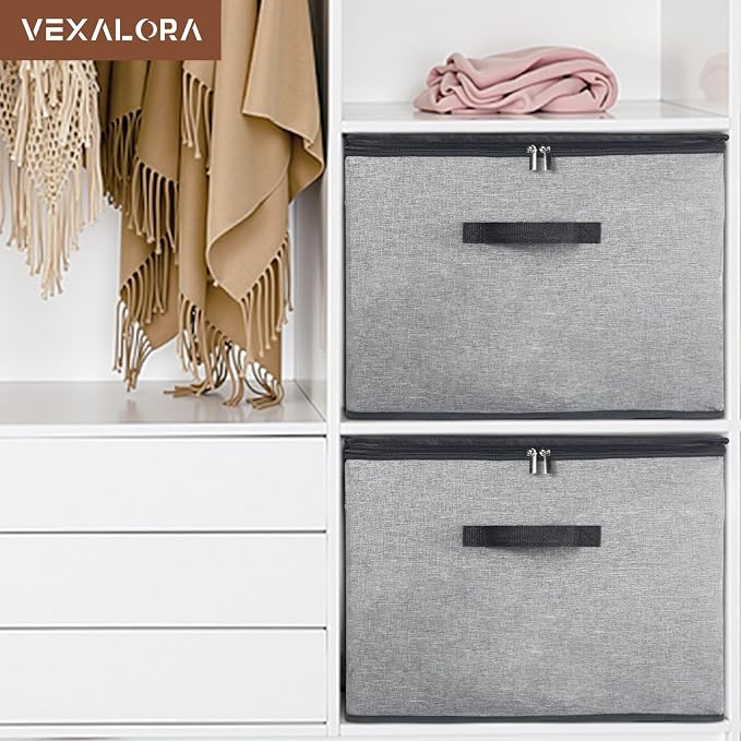 Shoe Organizer for Closet, 3 Pack Shoe Storage Bins - Image 2