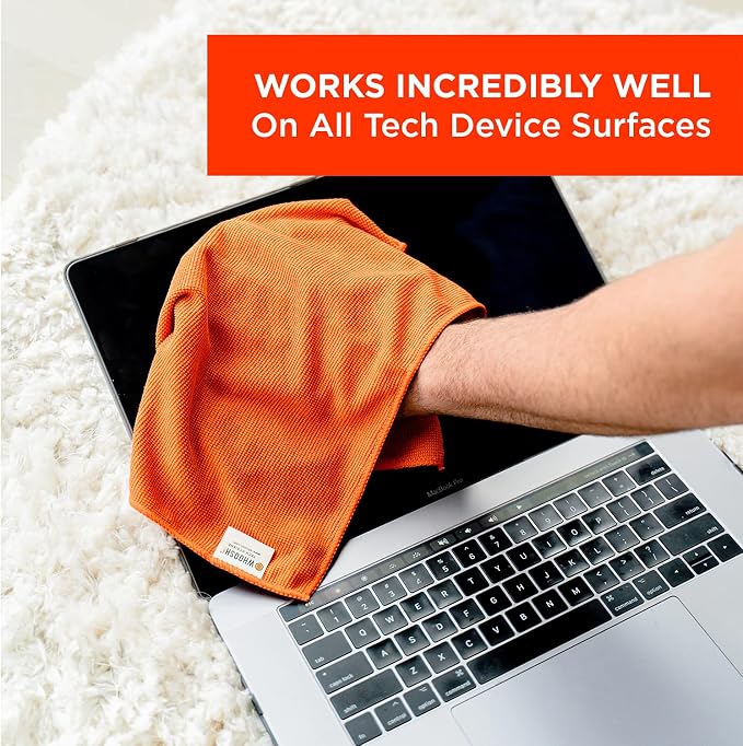 WHOOSH! Microfiber Cleaning Cloth, 3 Pack, Glasses and Screen Cleaning Cloth - Image 3