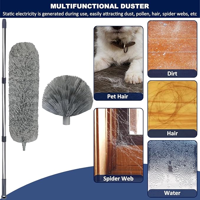 20 Ft+ High Reach Cobweb Dusting Kit - Image 3