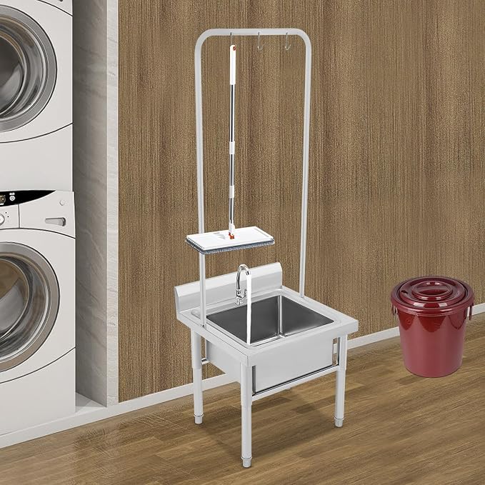Stainless Steel Floor Mop Sink, Mop sink - Image 5