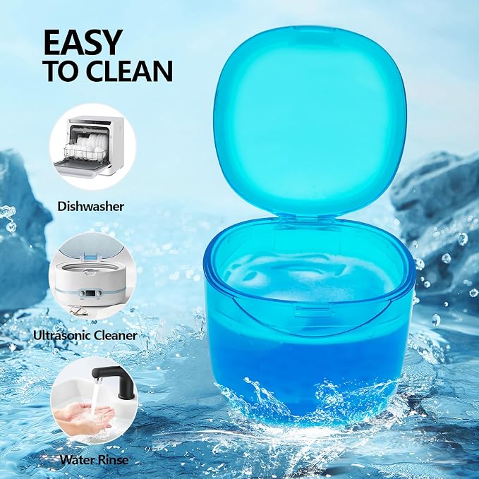 Denture Bath Case Denture Soaking Container - Image 7