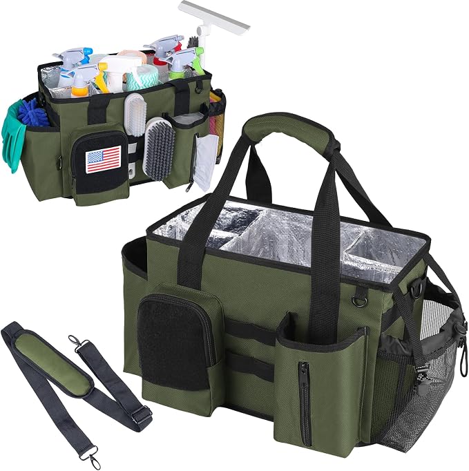 Wearable Cleaning Caddy Bag, Cleaning Organizer by Timoxi