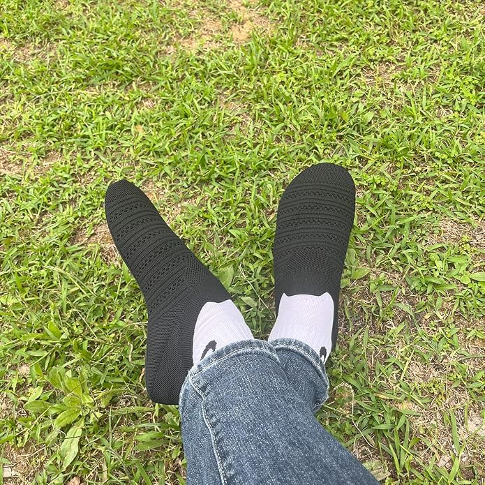 Adult Indoor House Slippers Socks Lightweight Non Slip Grip House Home Shoes - Image 6