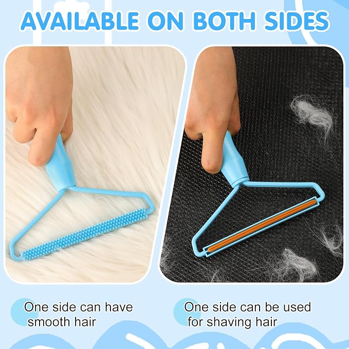 Honeydak 3 Pieces Hair Remover Tool Dog Hair Remover Pro Silicone Cleaner Brush - Image 4